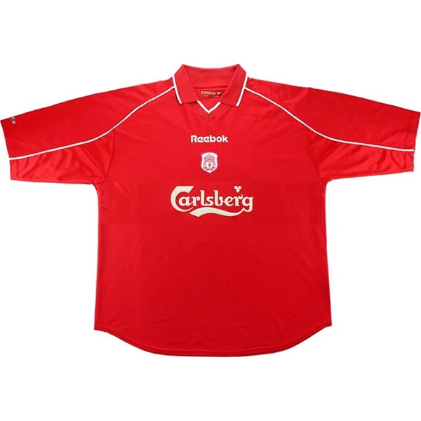 Tailandia Camiseta Liverpool 1ª Retro 2000 2002 Rojo